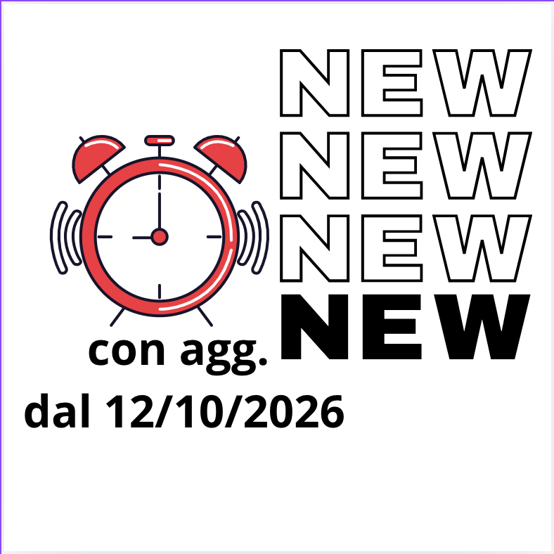ORARIO DEFINITIVO DELLE LEZIONI con agg. dal 12/10/2026